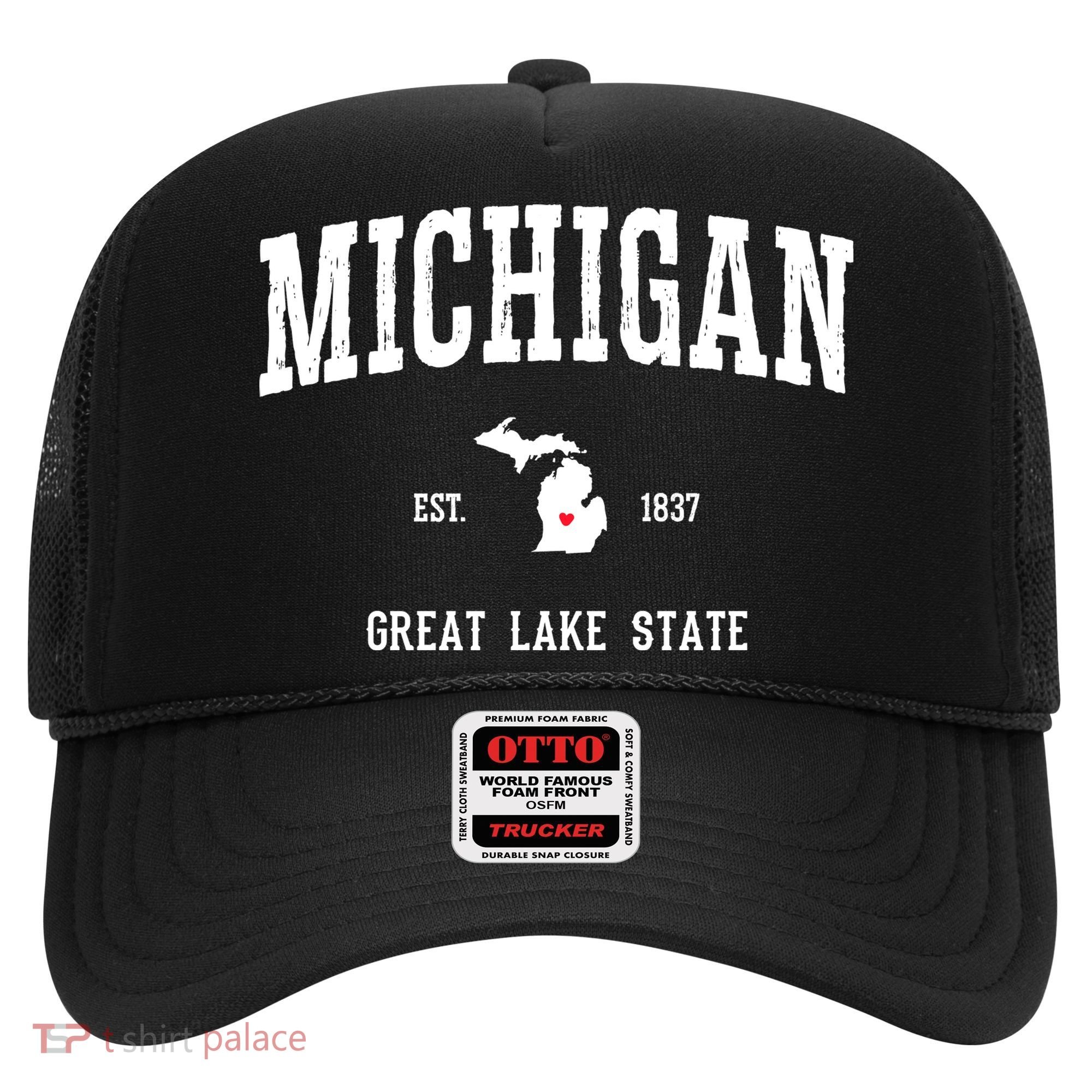 Love Michigan Great Lake State MI Est 1837 Home Hat