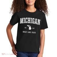 Love Michigan Great Lake State MI Est 1837 Home Kids T-Shirt thumb 2