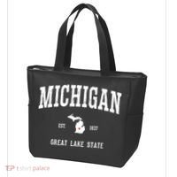 Love Michigan Great Lake State MI Est 1837 Home Tote Bag thumb 3