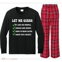 Let Me Guess My Labs Are Normal. I Should Lose Weight. Kids Long Sleeve Plaid Pajama Set thumb 0