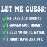 Let Me Guess My Labs Are Normal. I Should Lose Weight. Garment-Dyed Sweatshirt thumb 2