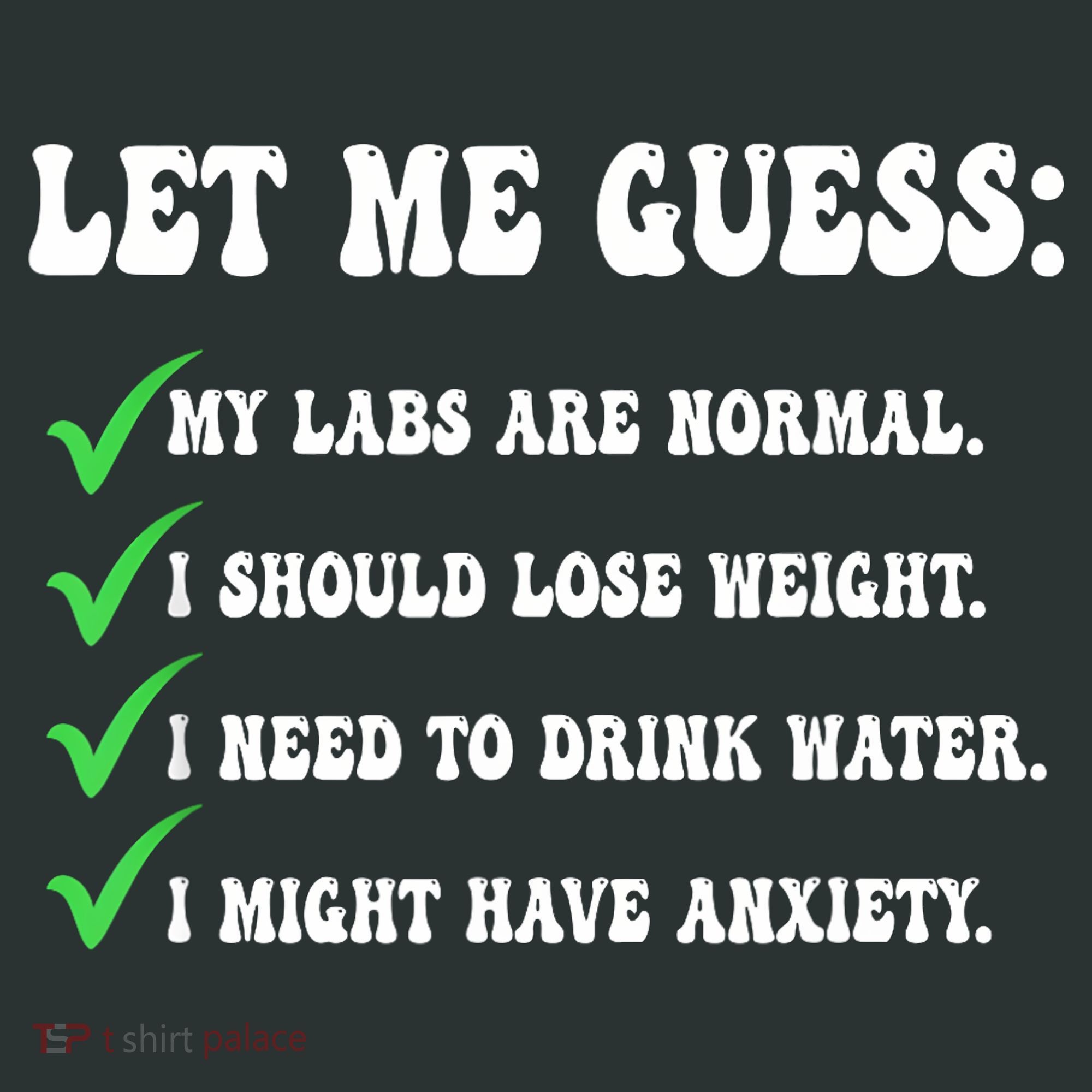 Let Me Guess My Labs Are Normal. I Should Lose Weight. Infant Baby Jersey Bodysuit