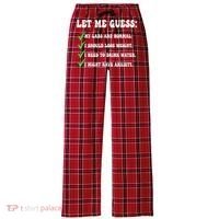 Let Me Guess My Labs Are Normal. I Should Lose Weight. Women's Flannel Plaid Pajama Pants thumb 0