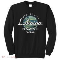 Lahaina Maui Hawaii Surfing Retro Sweatshirt thumb 0