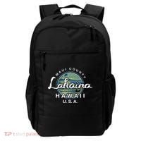 Lahaina Maui Hawaii Surfing Retro Backpack thumb 0