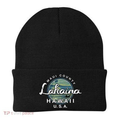 Lahaina Maui Hawaii Surfing Retro Beanie