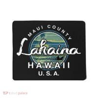 Lahaina Maui Hawaii Surfing Retro Mousepad thumb 0