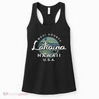 Lahaina Maui Hawaii Surfing Retro Women's Tank Top thumb 0