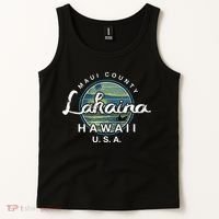 Lahaina Maui Hawaii Surfing Retro Tank Top thumb 2