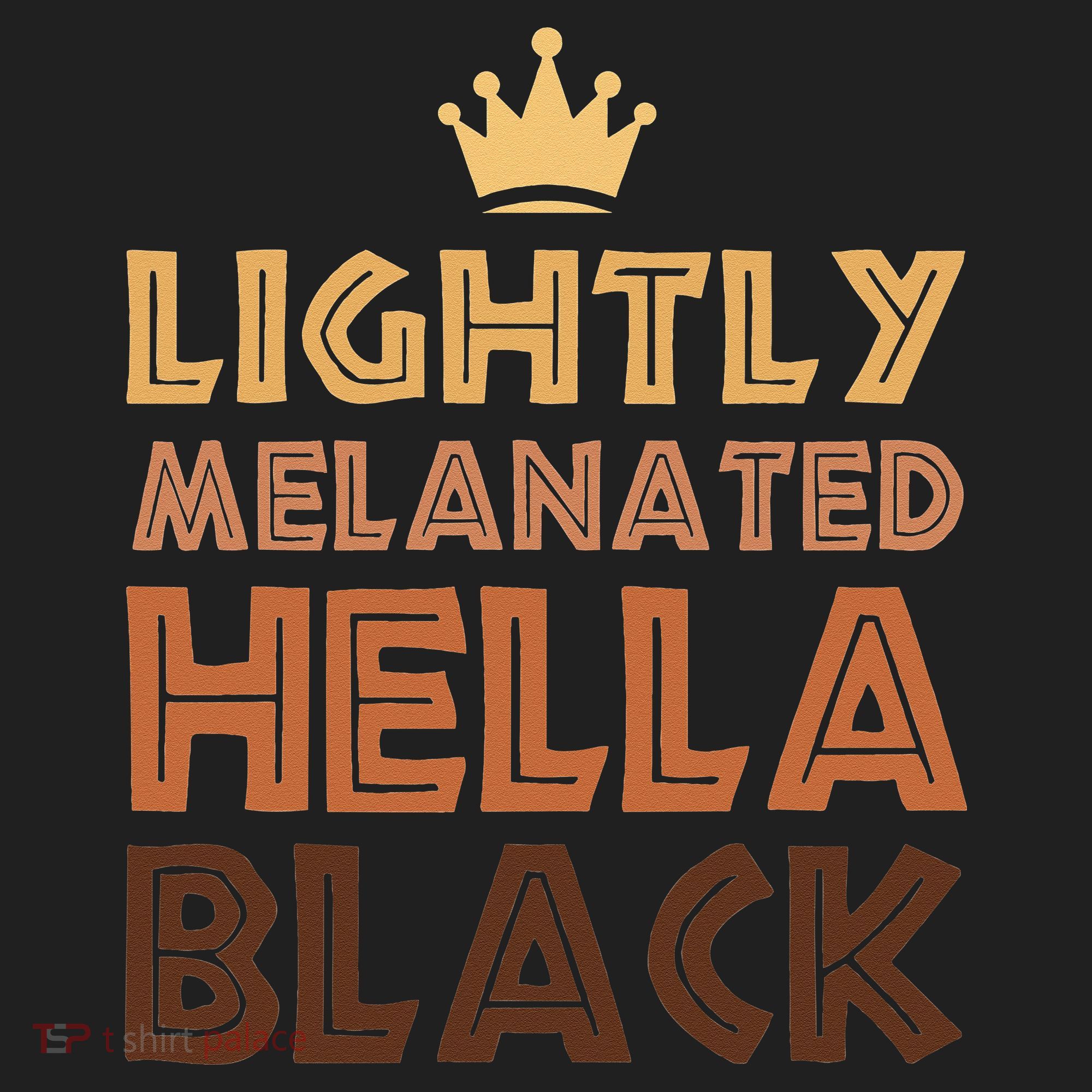 Lightly Melanated Hella Black Afro Queen African American Beanie