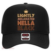 Lightly Melanated Hella Black Afro Queen African American Hat thumb 0