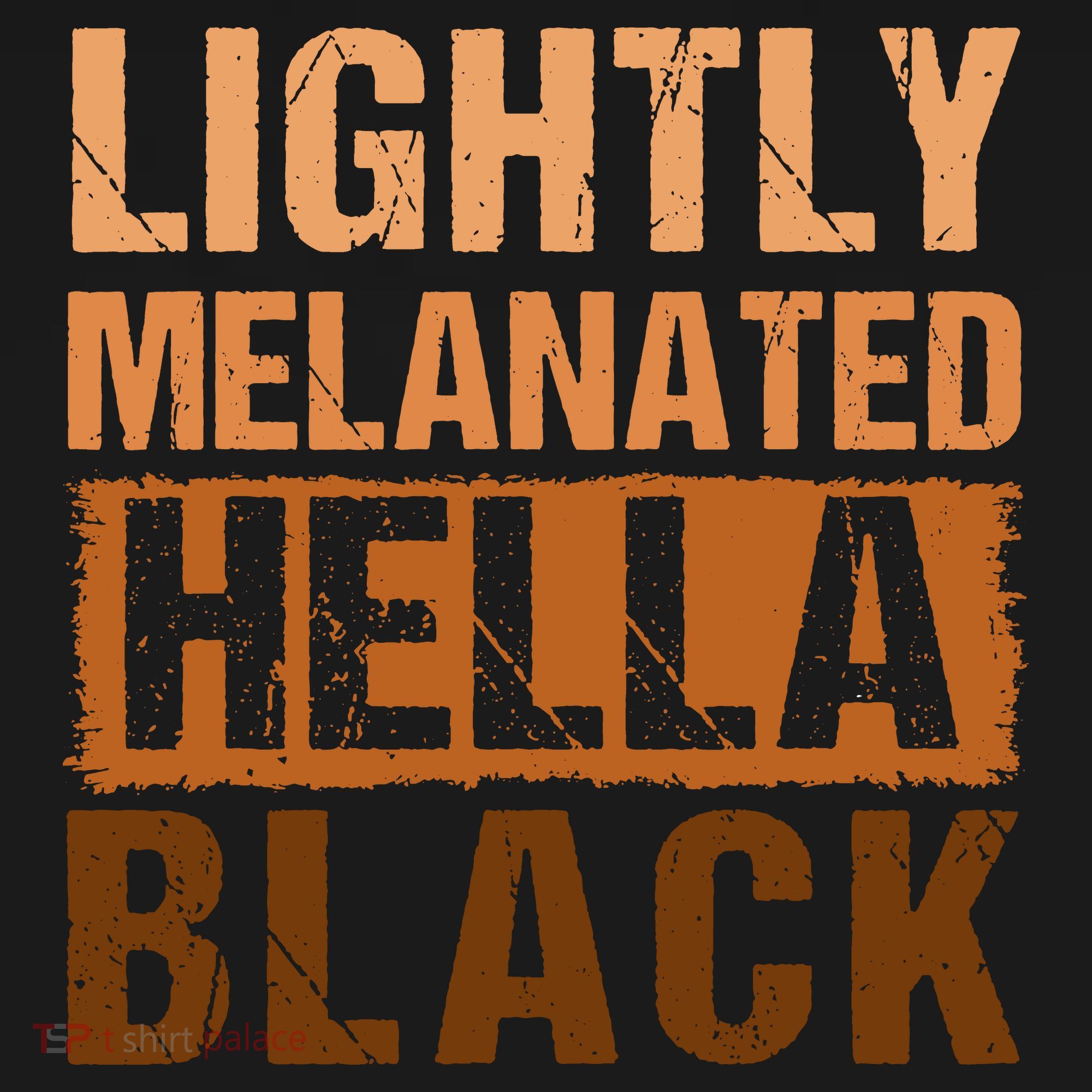 Lightly Melanated Hella Black Gifts Black History Month Polo