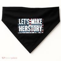 Lets Make Herstory Feminist USA-Made Doggie Bandana thumb 0