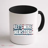 Lets Make Herstory Feminist Coffee Mug thumb 1