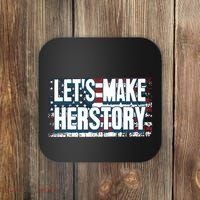 Lets Make Herstory Feminist Coaster thumb 0
