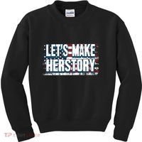 Lets Make Herstory Feminist Kids Sweatshirt thumb 0