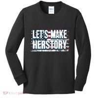 Lets Make Herstory Feminist Kids Long Sleeve Shirt thumb 0
