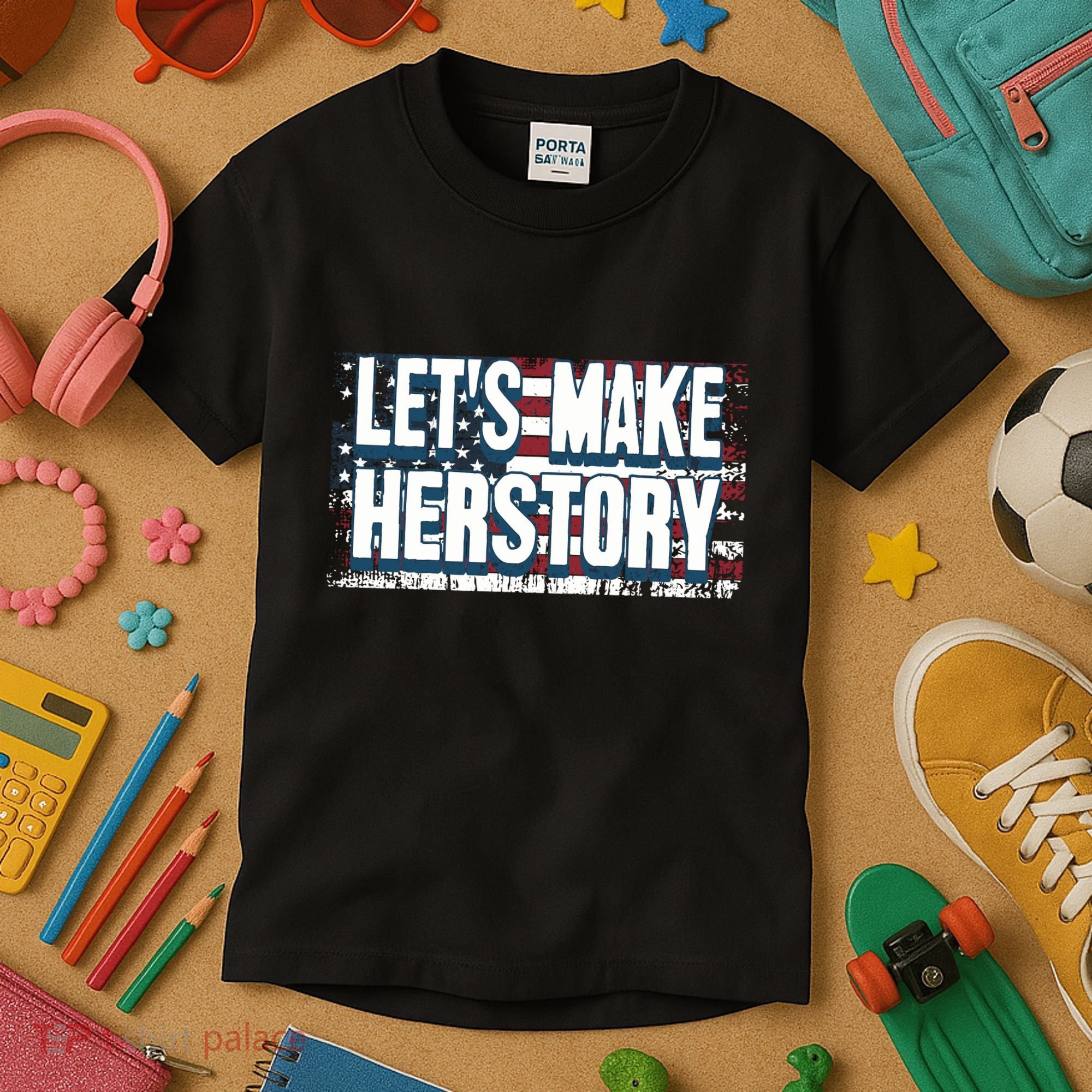 Lets Make Herstory Feminist Kids T-Shirt