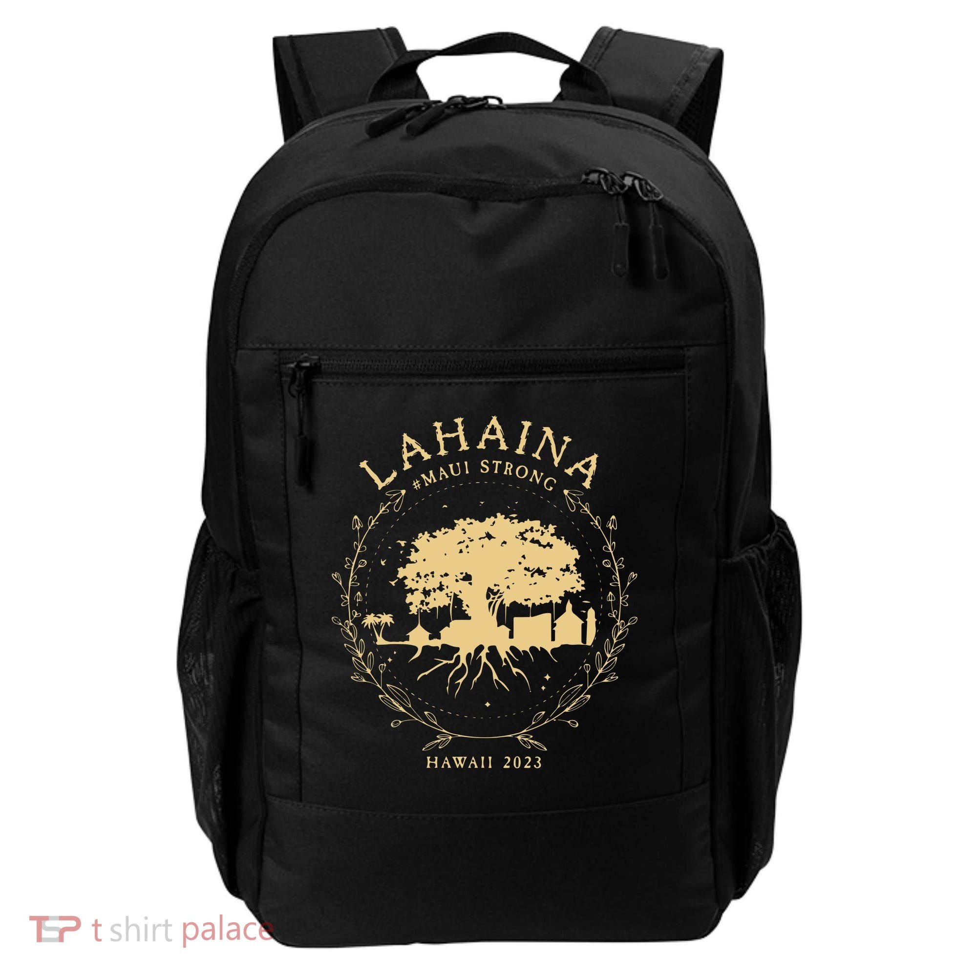 Lahaina Maui Hawaii Strong Golden Banyan Tree Shoreline Supportive Backpack