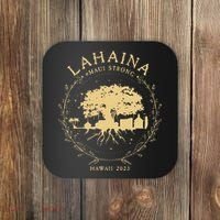 Lahaina Maui Hawaii Strong Golden Banyan Tree Shoreline Supportive Coaster thumb 0