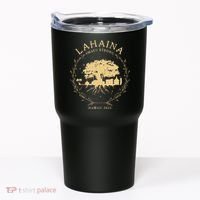 Lahaina Maui Hawaii Strong Golden Banyan Tree Shoreline Supportive Tumbler thumb 0