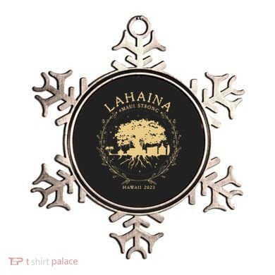 Lahaina Maui Hawaii Strong Golden Banyan Tree Shoreline Supportive Ornament