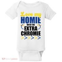 Love My Homie With The Extra Chrome Down Syndrome Baby Bodysuit thumb 0