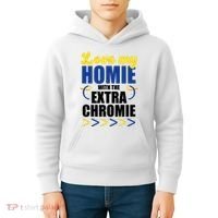 Love My Homie With The Extra Chrome Down Syndrome Kids Hoodie thumb 4