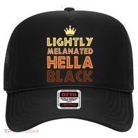 Lightly Melanated Hella Black Afro Queen African American Hat thumb 0