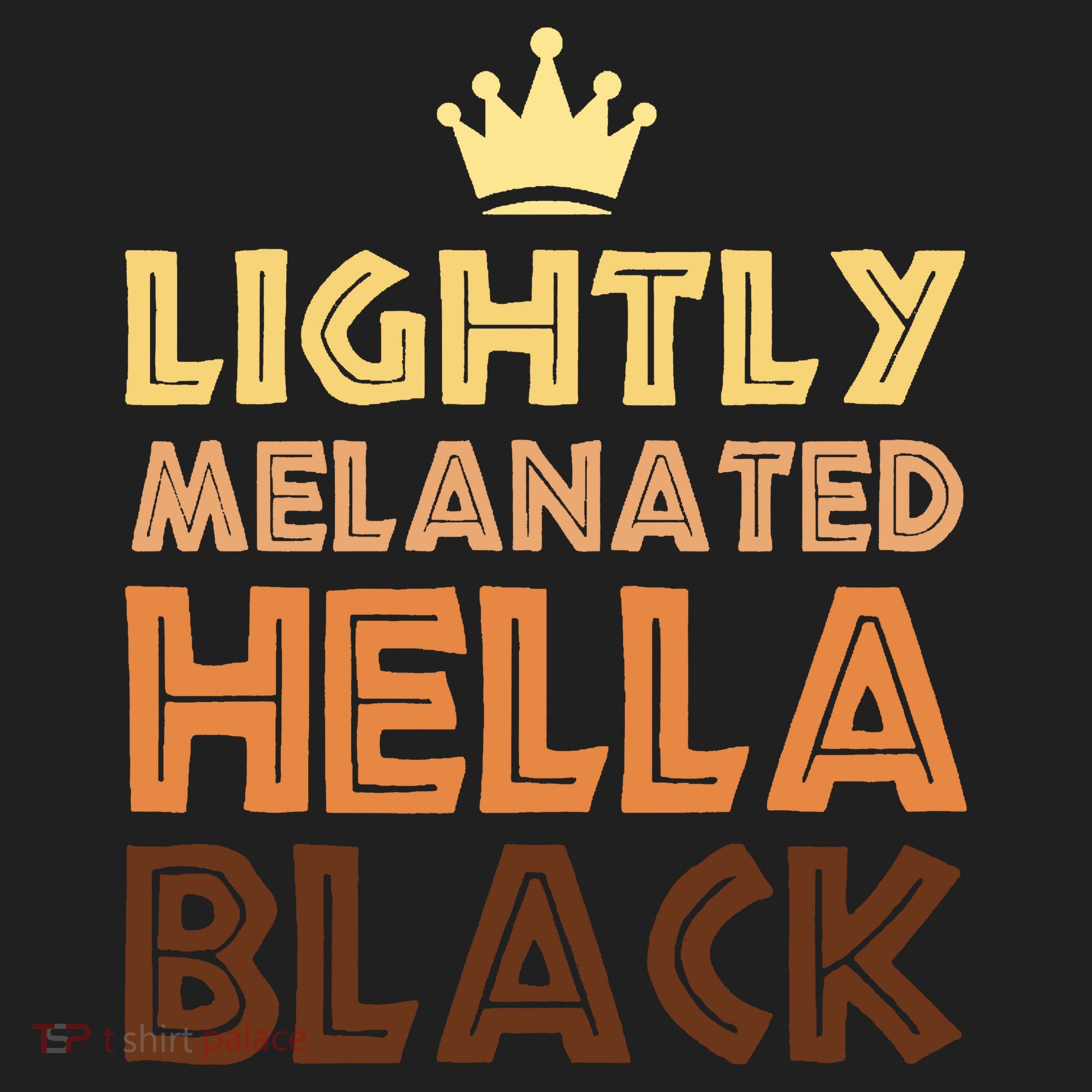 Lightly Melanated Hella Black Afro Queen African American Hat