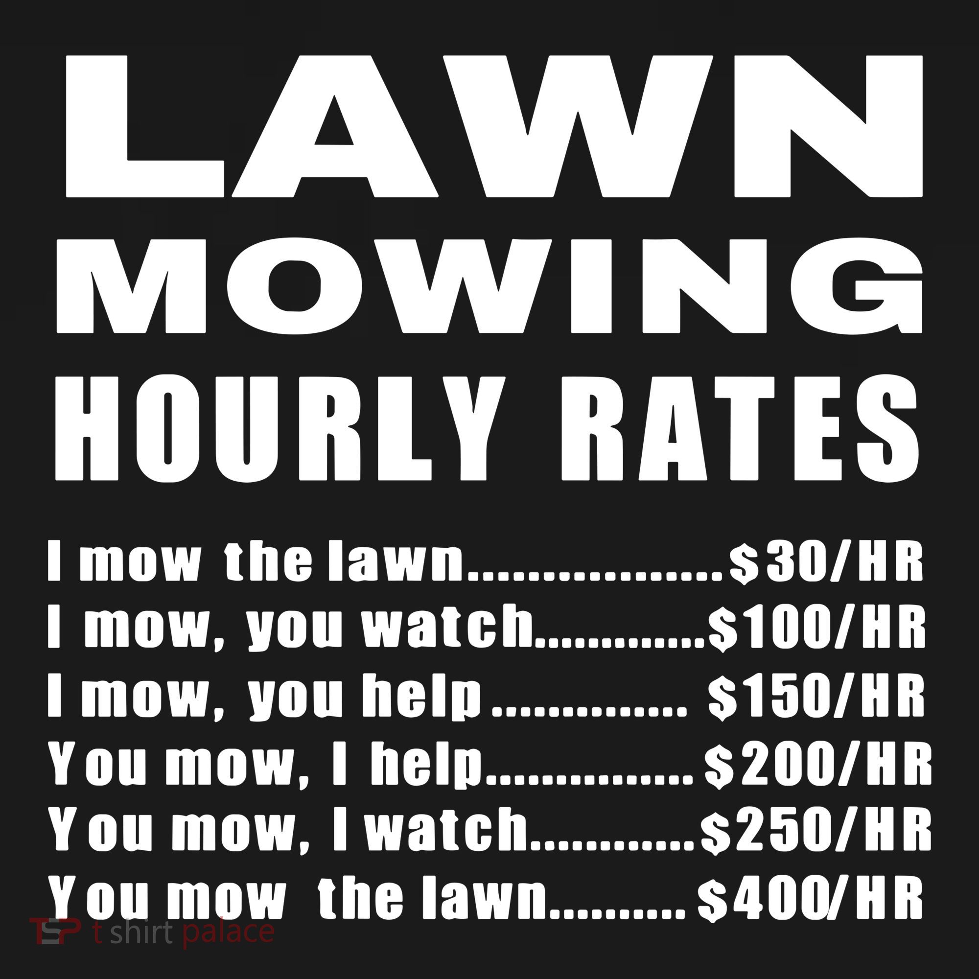 Lawn Mowing Hourly I Mow The Lawn Mousepad