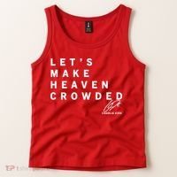Let's Make Heaven Crowded Charlie Kirk Quote Christian Jesus Christ Is King Tank Top thumb 2