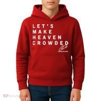 Let's Make Heaven Crowded Charlie Kirk Quote Christian Jesus Christ Is King Kids Hoodie thumb 4