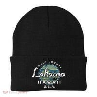 Lahaina Maui Hawaii Surfing Retro Beanie thumb 0