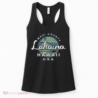 Lahaina Maui Hawaii Surfing Retro Women's Tank Top thumb 0