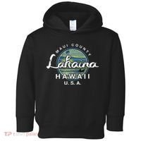 Lahaina Maui Hawaii Surfing Retro Toddler Hoodie thumb 0