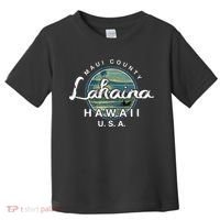 Lahaina Maui Hawaii Surfing Retro Toddler T-Shirt thumb 0