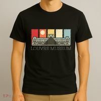 Louvre Museum In Paris France Tourist T-Shirt thumb 3