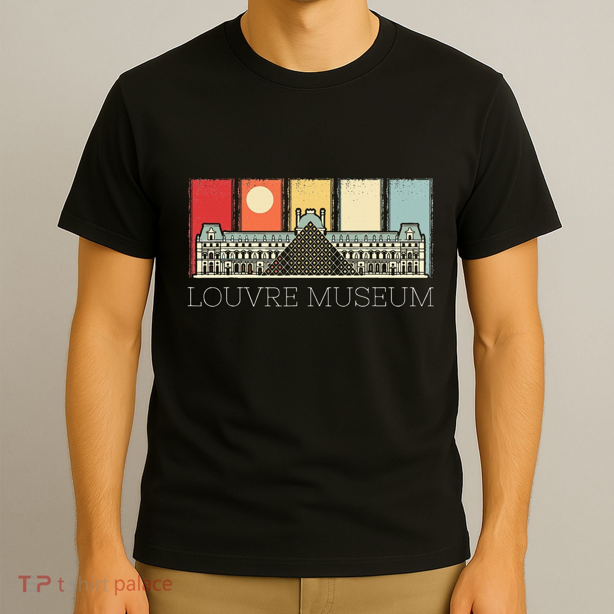 Louvre Museum In Paris France Tourist T-Shirt