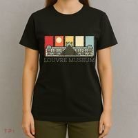 Louvre Museum In Paris France Tourist T-Shirt thumb 4