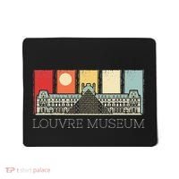 Louvre Museum In Paris France Tourist Mousepad thumb 0