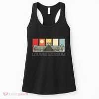 Louvre Museum In Paris France Tourist Women's Tank Top thumb 0