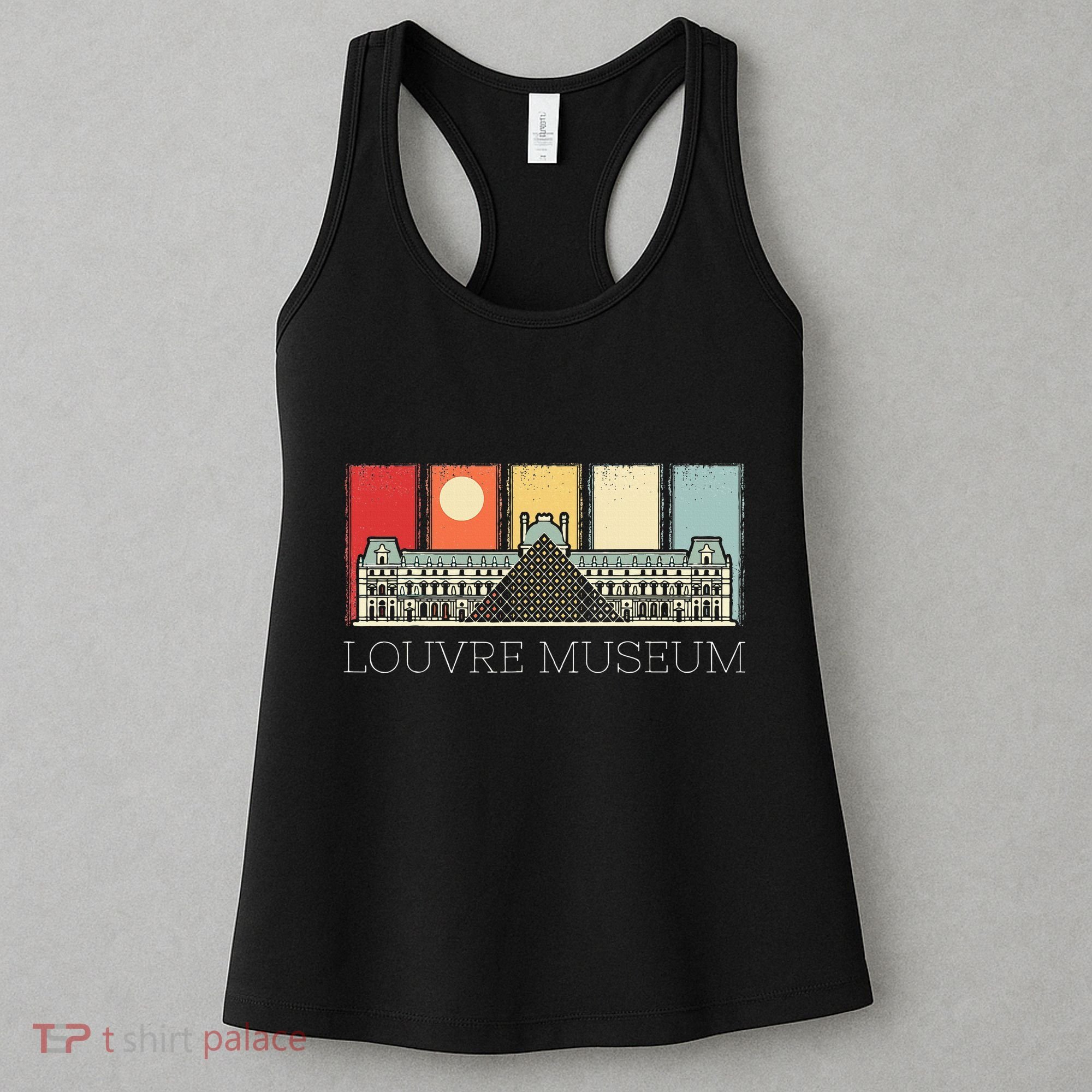 Louvre Museum In Paris France Tourist Women's Tank Top
