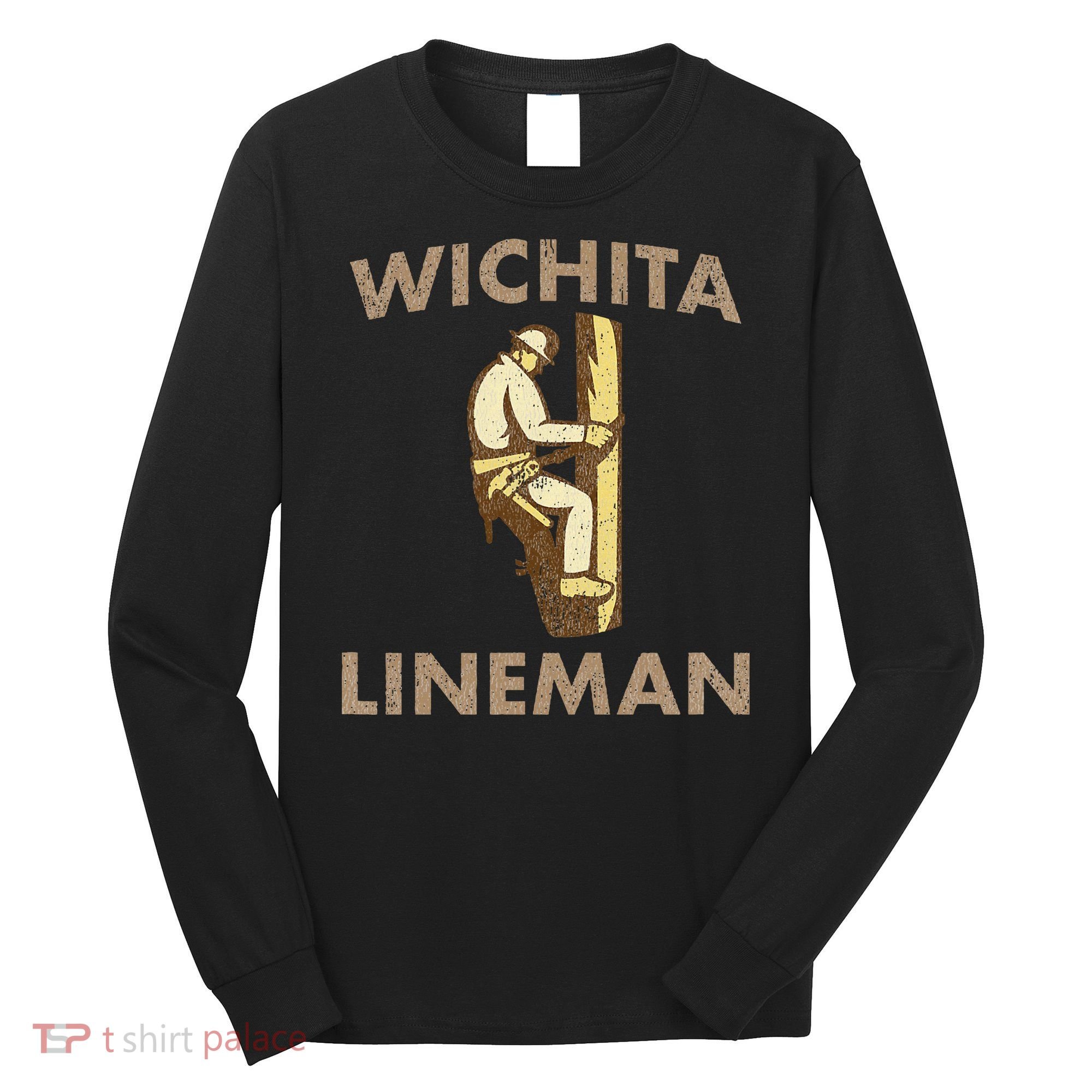 LyricLyfe Music Inspired Wichita Lineman Long Sleeve Shirt