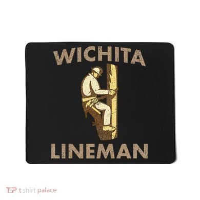 LyricLyfe Music Inspired Wichita Lineman Mousepad