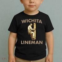 LyricLyfe Music Inspired Wichita Lineman Toddler T-Shirt thumb 2