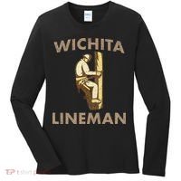 LyricLyfe Music Inspired Wichita Lineman Women's Long Sleeve Shirt thumb 0