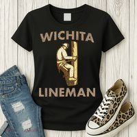 LyricLyfe Music Inspired Wichita Lineman Women's T-Shirt thumb 3