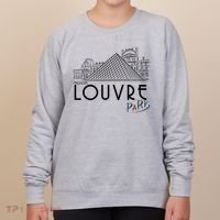 Louvre Museum In Paris Women's Sweatshirt thumb 0