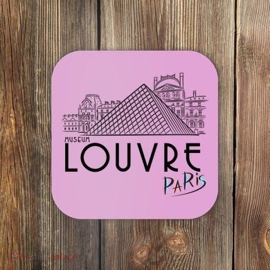 Louvre Museum In Paris Coaster